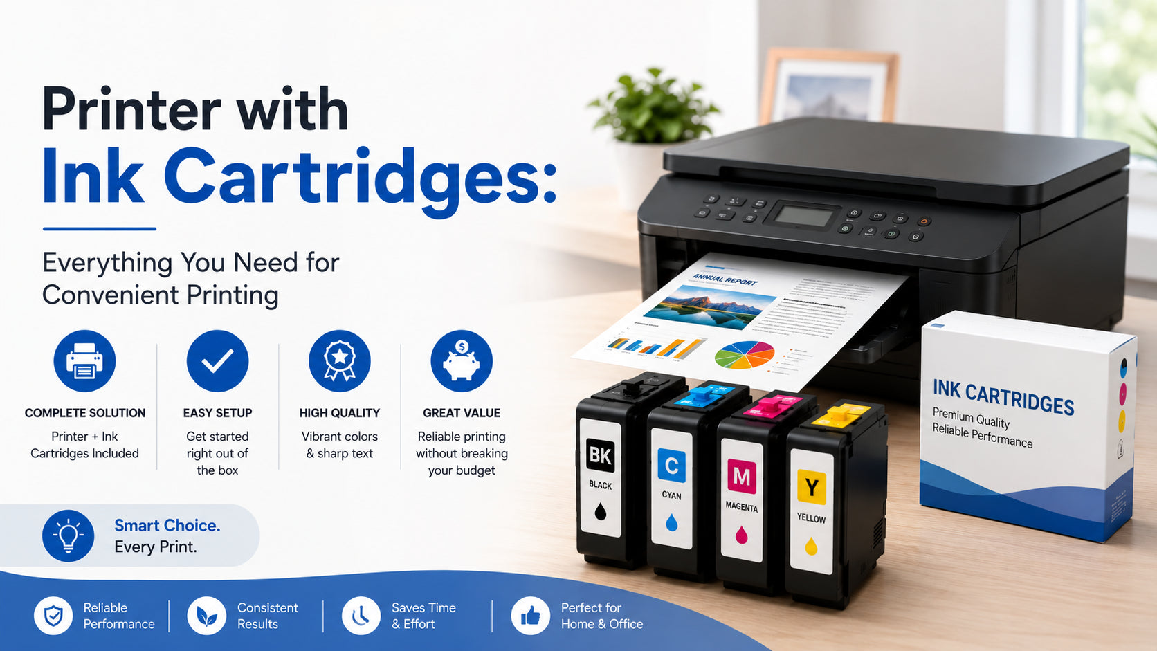 Printer with Ink Cartridge