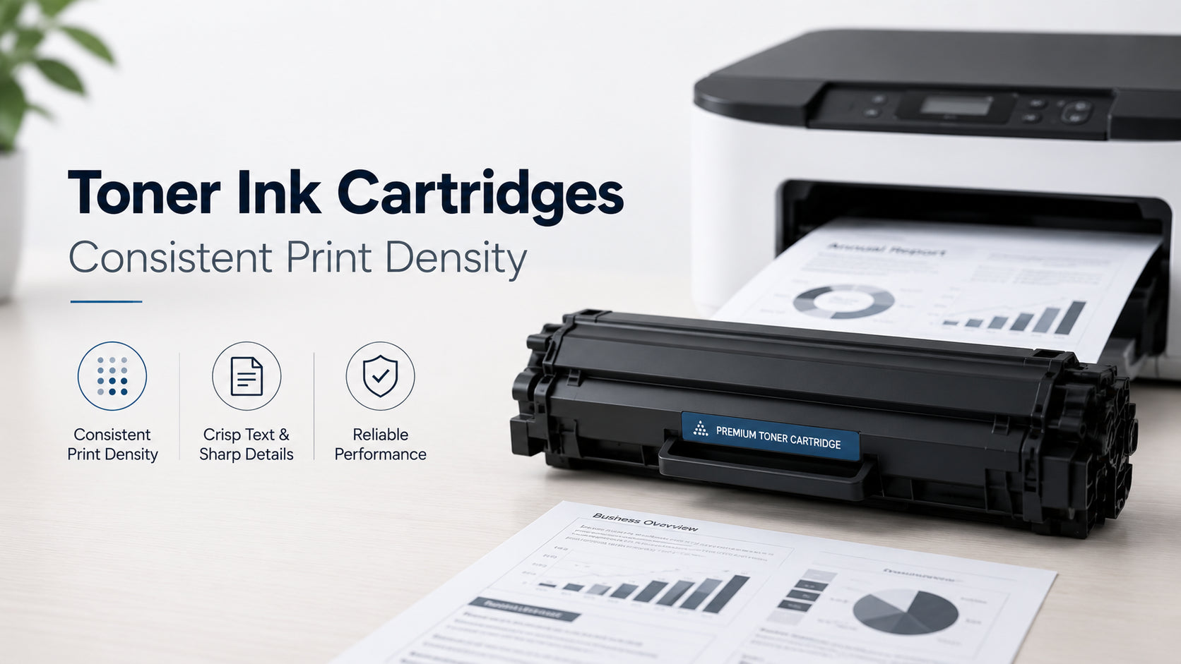 Toner Ink Cartridges Consistent Print Density