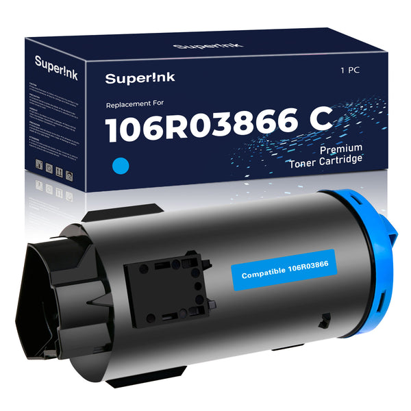 Compatible Xerox 106R03866 Cyan Toner 9000 Pages - Superink.ca