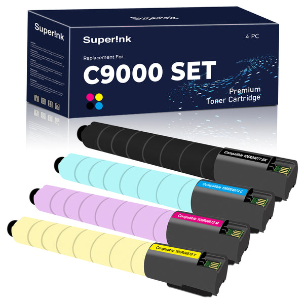 Compatible Xerox VersaLink C9000 Toner Combo BK/C/M/Y By Superink