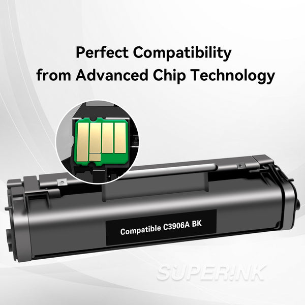 Compatible HP 06A (C3906A) Black Toner Cartridge By Superink - Superink.ca