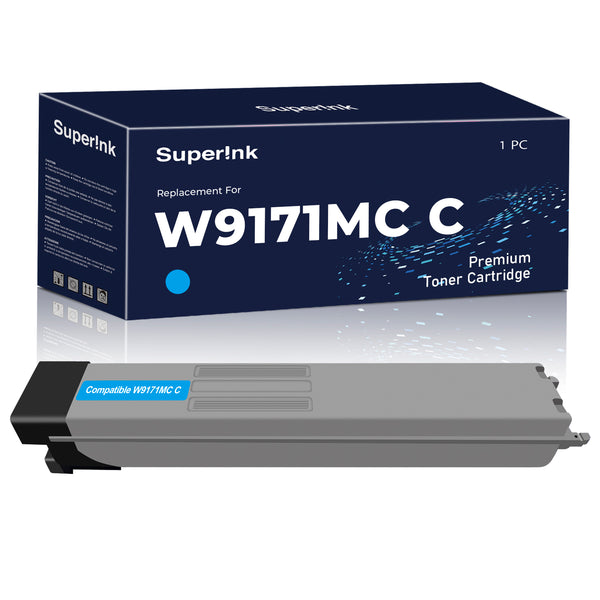 Compatible HP W9171MC Cyan Managed Toner Cartridge By Superink
