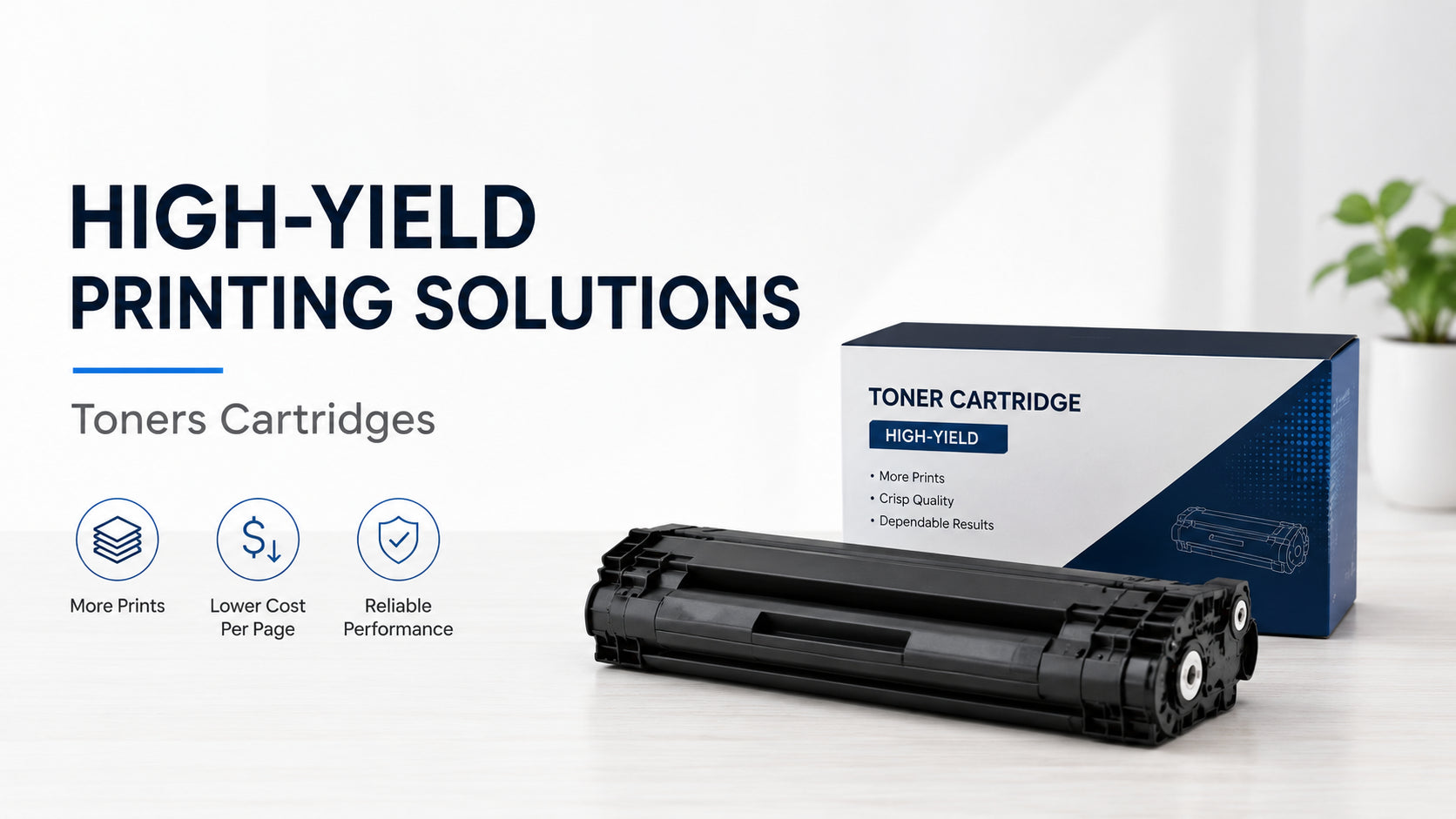 High-Yield Printing Solution Toners Cartridges