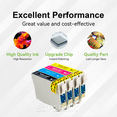 Compatible Epson T200XL 4 pcs Combo Cartridge By Superink