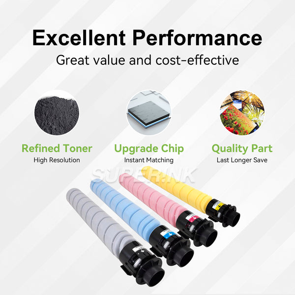 Compatible Ricoh 842251 842254 842253 842252 Combo Toner - Superink.ca