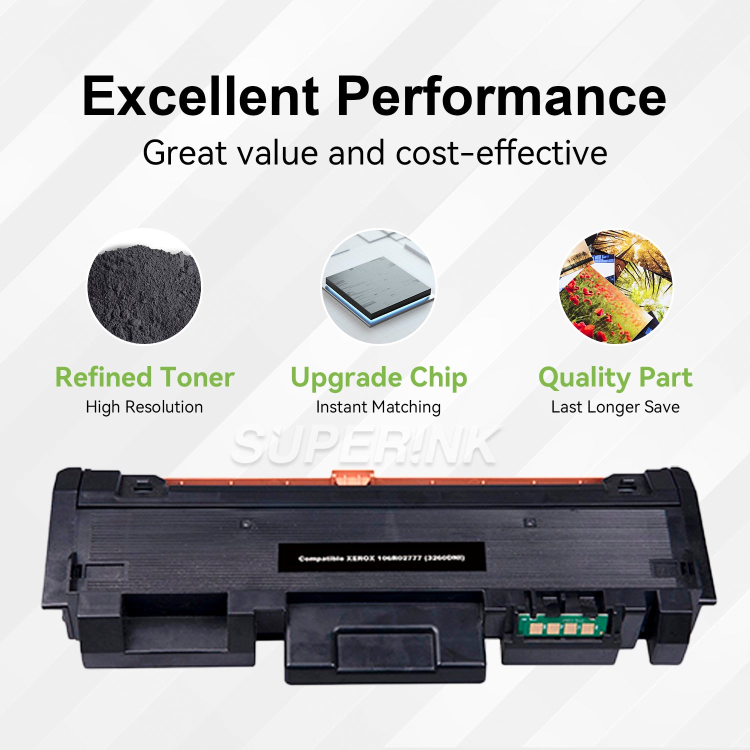 Compatible Xerox 106R02775 Black Toner Cartridge By Superink