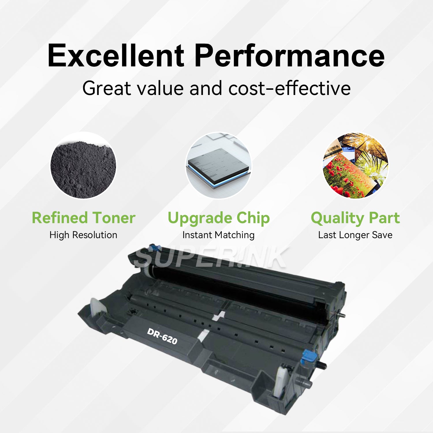 Compatible Brother Dr-620 Drum Unit by Superink