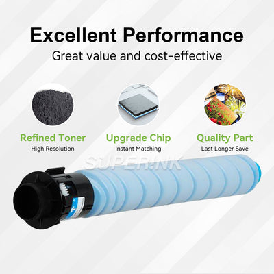 Compatible Ricoh 841852 Cyan Toner By Superink