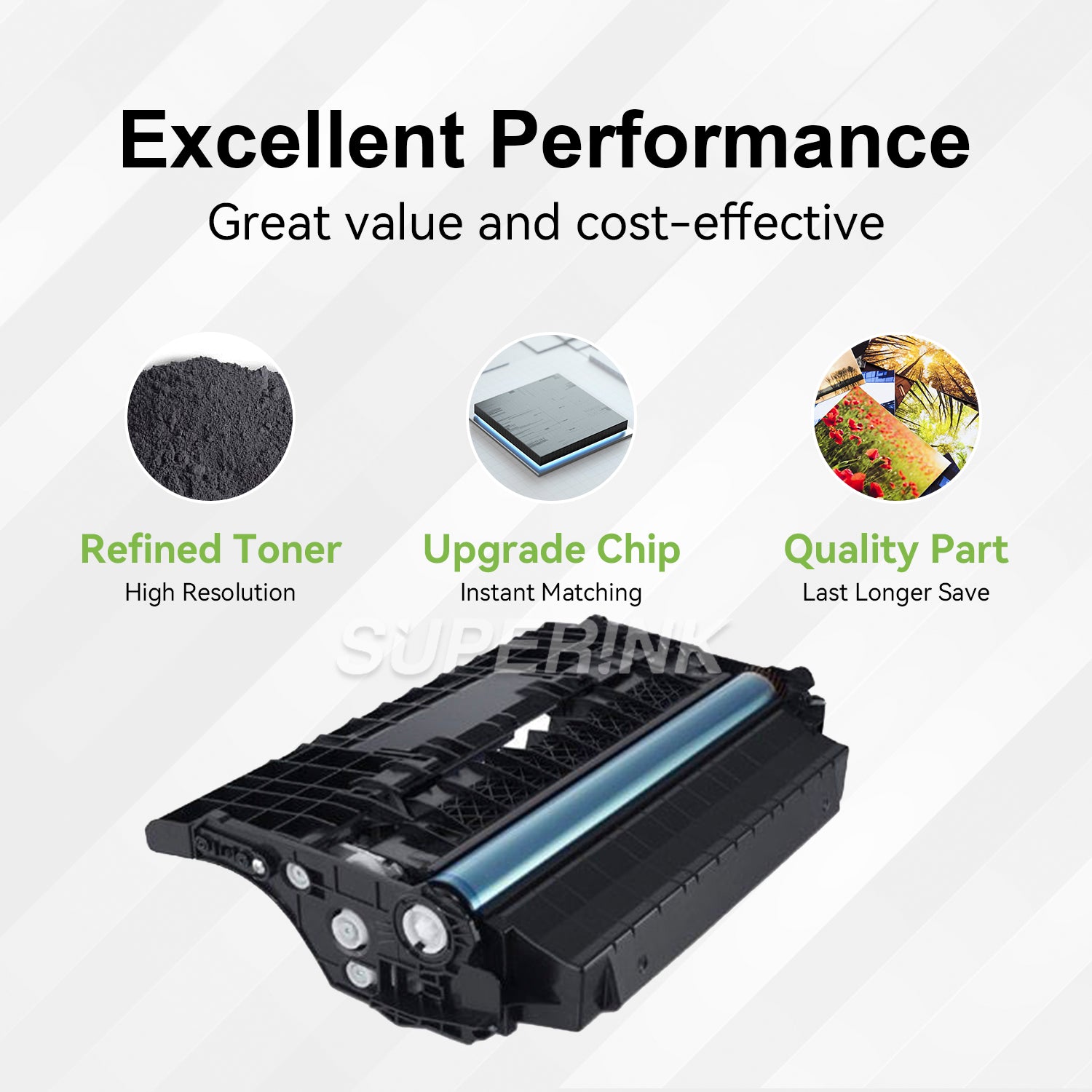 Compatible Dell B2360/B3460/B3465/S2830 Drum Unit 331-9810 By Superink