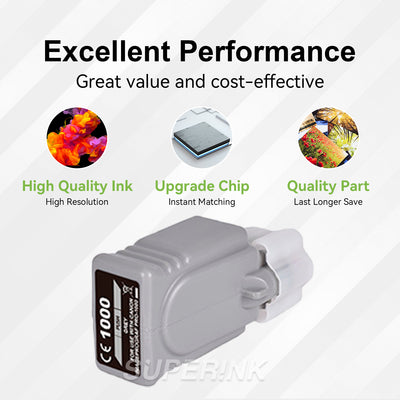 Compatible Canon PFI-1000 Grey Ink Cartridge By Superink