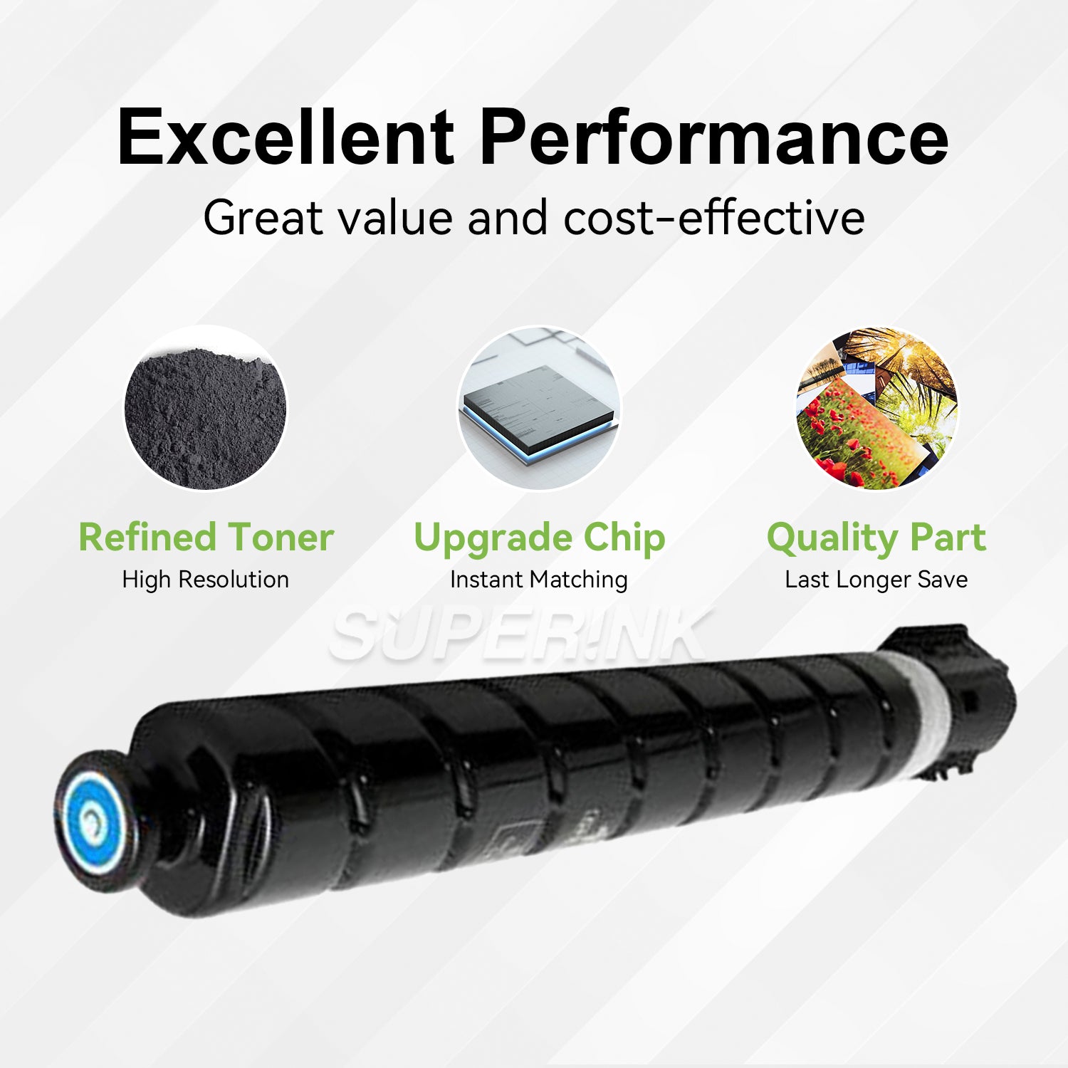 Compatible Canon GPR-55 0482C003AA Cyan Toner Cartridge