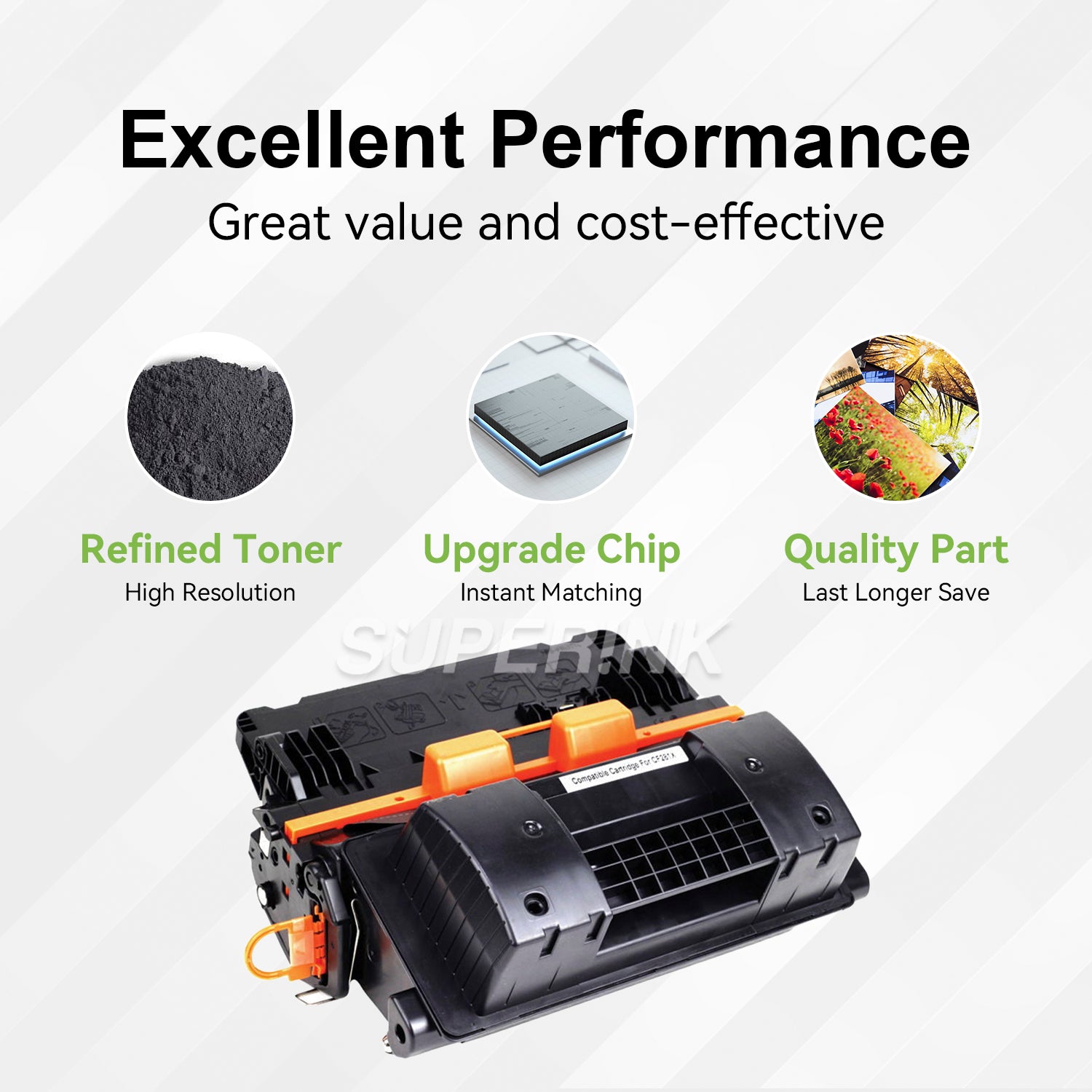 Compatible HP CF281X Black Toner Cartridge (HP 81X) By Superink