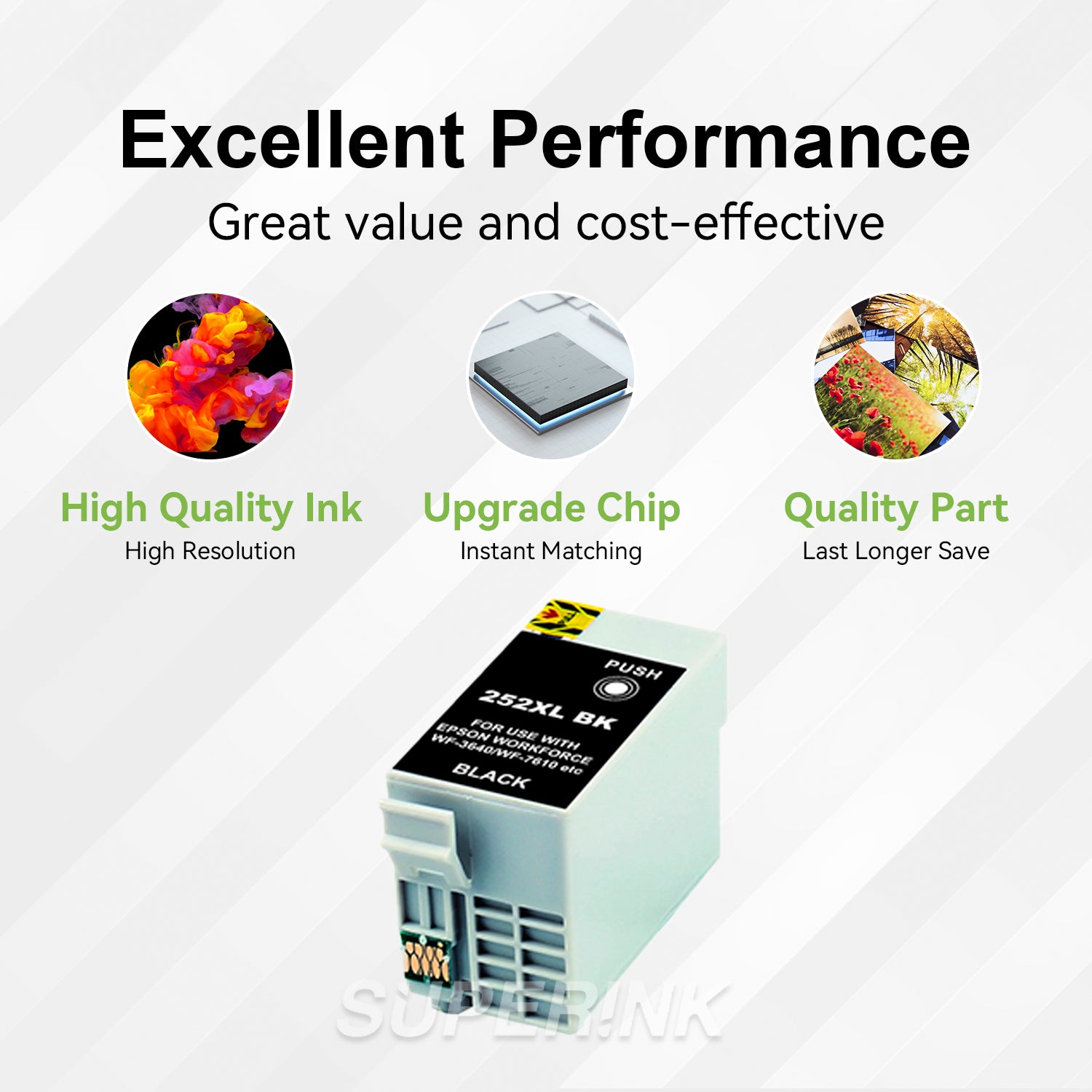 Compatible Epson T252XL Black Inkjet Cartridge