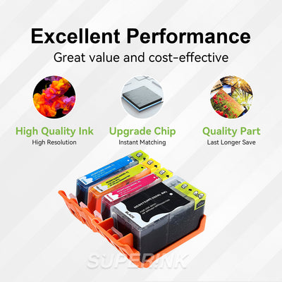 Compatible HP 920XL Combo Ink Cartridge High Yield By Superink
