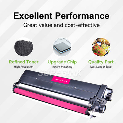 Compatible Brother TN431 Magenta Toner Cartridge By Superink