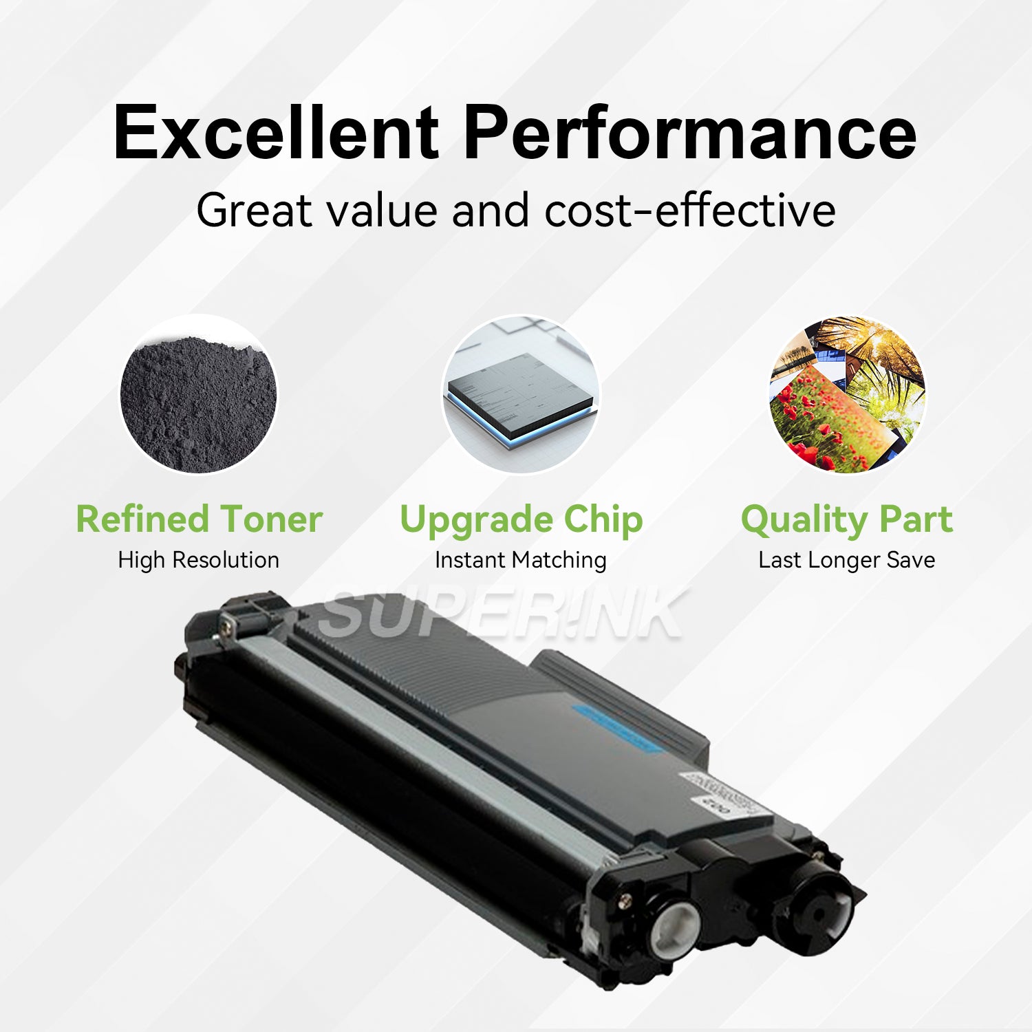 Compatible Brother TN660 Toner Cartridge Black High Yield By Superink