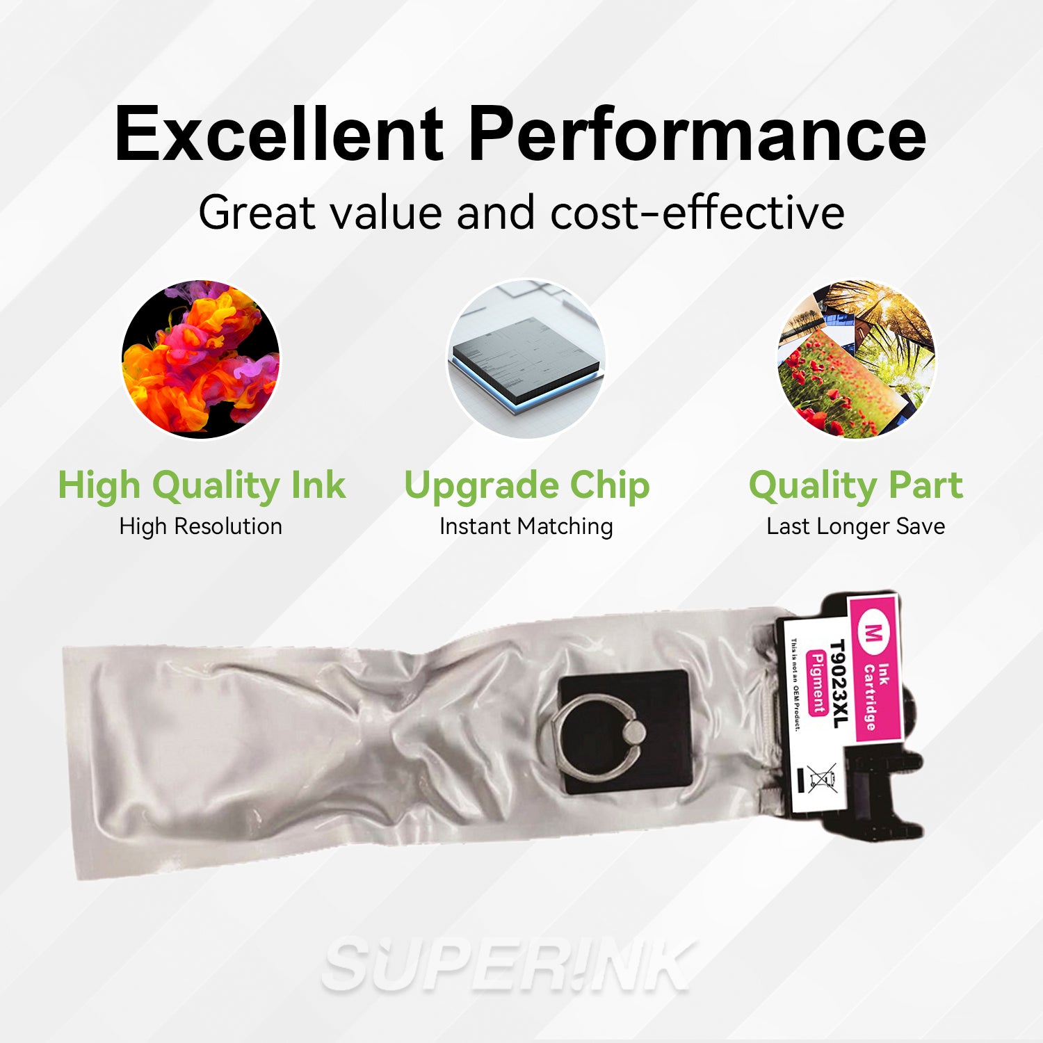 Compatible Epson T902XL320 Magenta Ink Cartridge