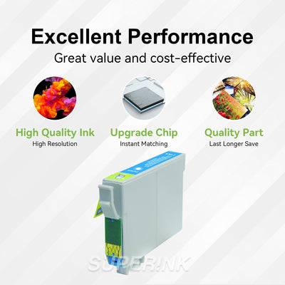 Compatible Epson T069220 Cyan Inkjet Cartridge By Superink