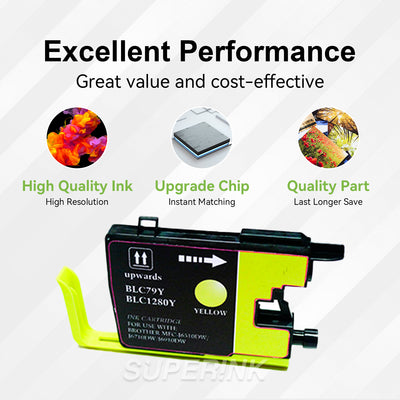 Compatible Brother LC79 Yellow Ink Cartridge by Superink