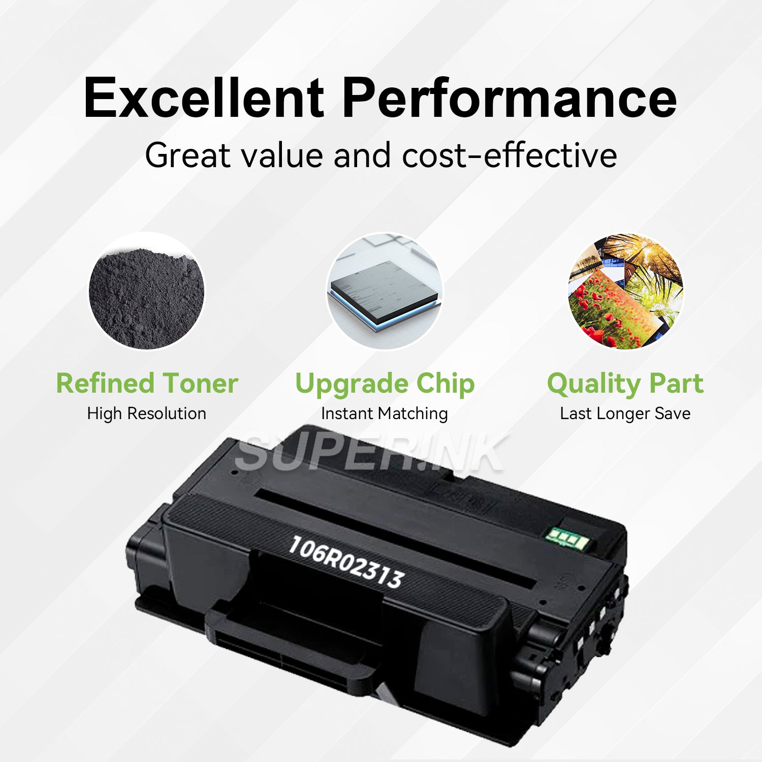 Compatible Xerox 3325 / 106R02313 Black Toner Cartridge By Superink