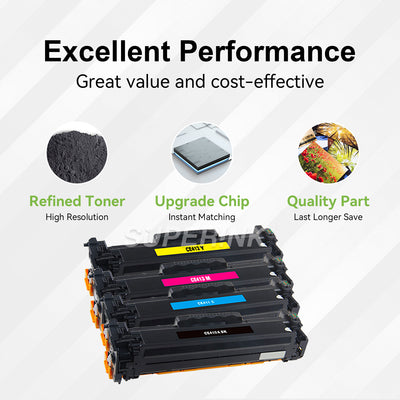 Compatible HP 305A Toner Cartridge Combo By Superink