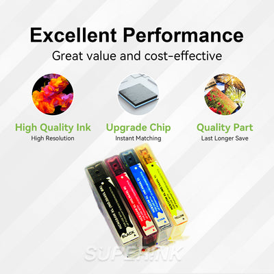 Compatible HP 564XL Ink / Inkjet Cartridge 4pcs Combo By Superink