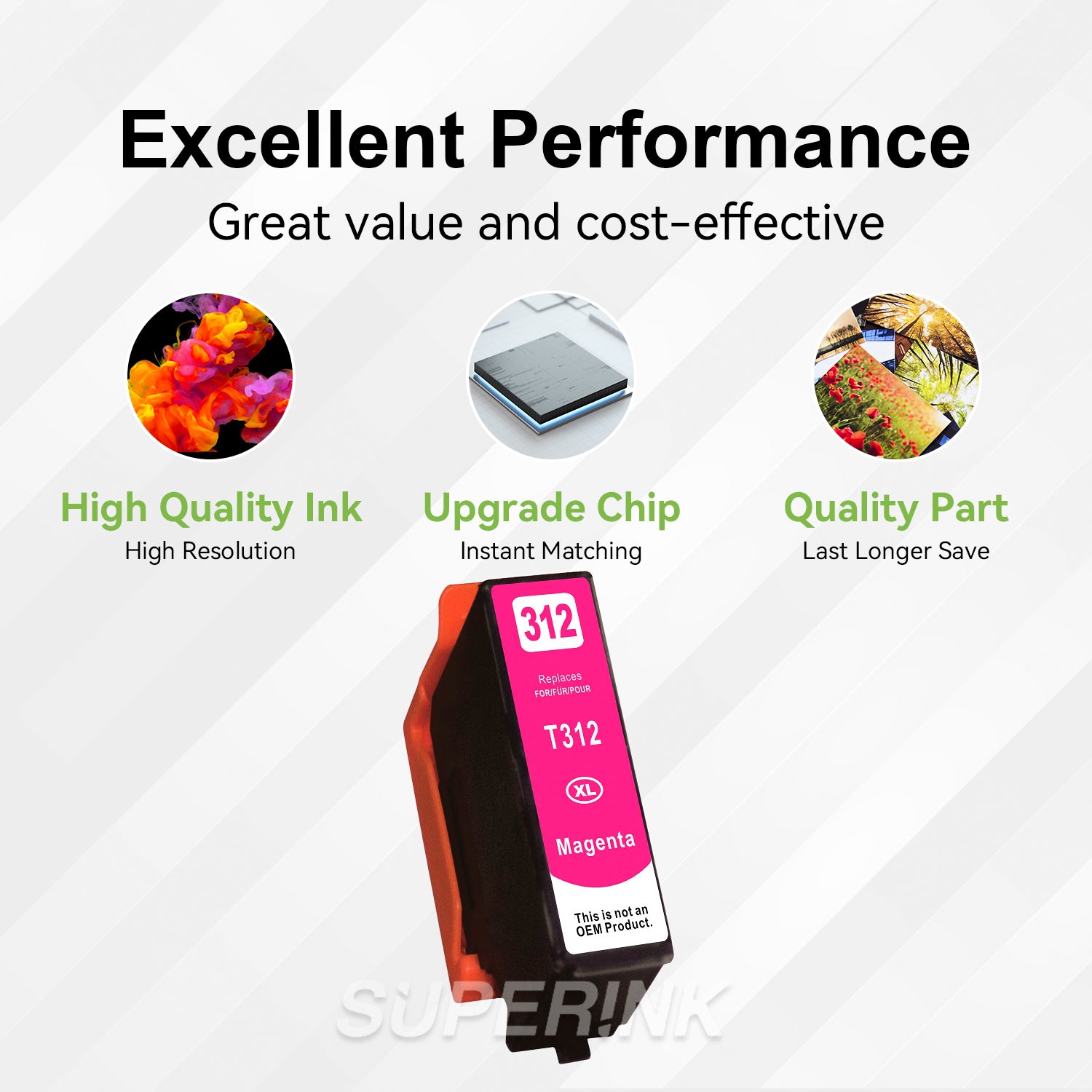 Compatible Epson T312XL320 Magenta Inkjet Cartridge