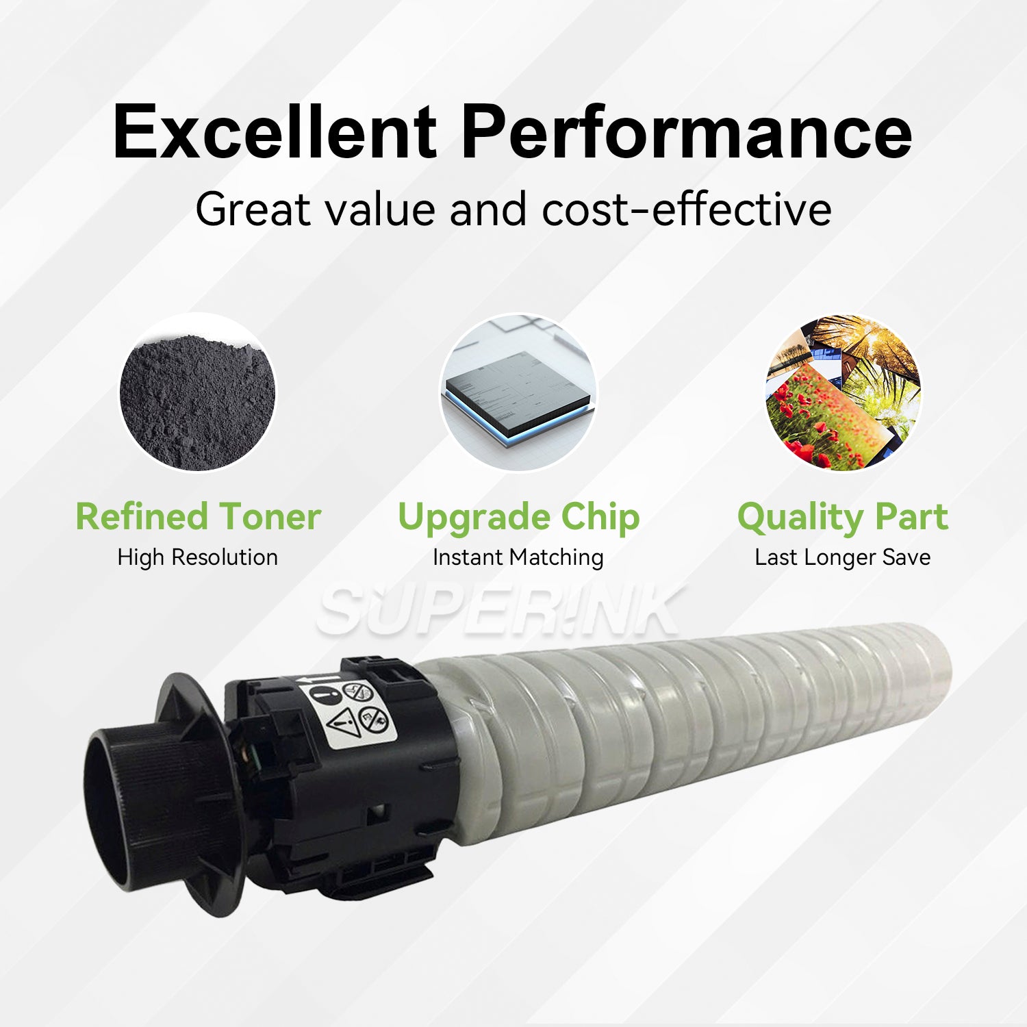 Compatible Ricoh 841813 Black Toner By Superink