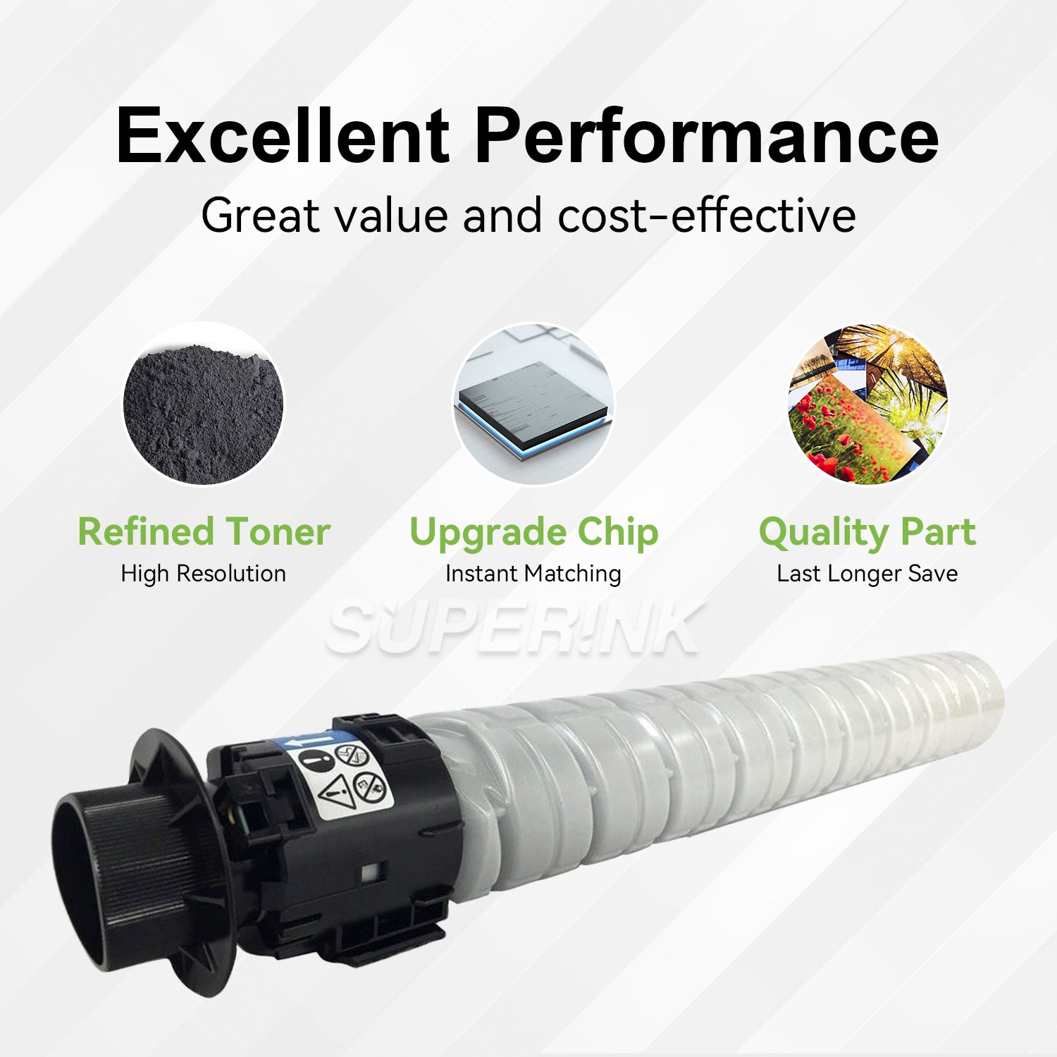 Compatible Ricoh 841816 Cyan Toner By Superink