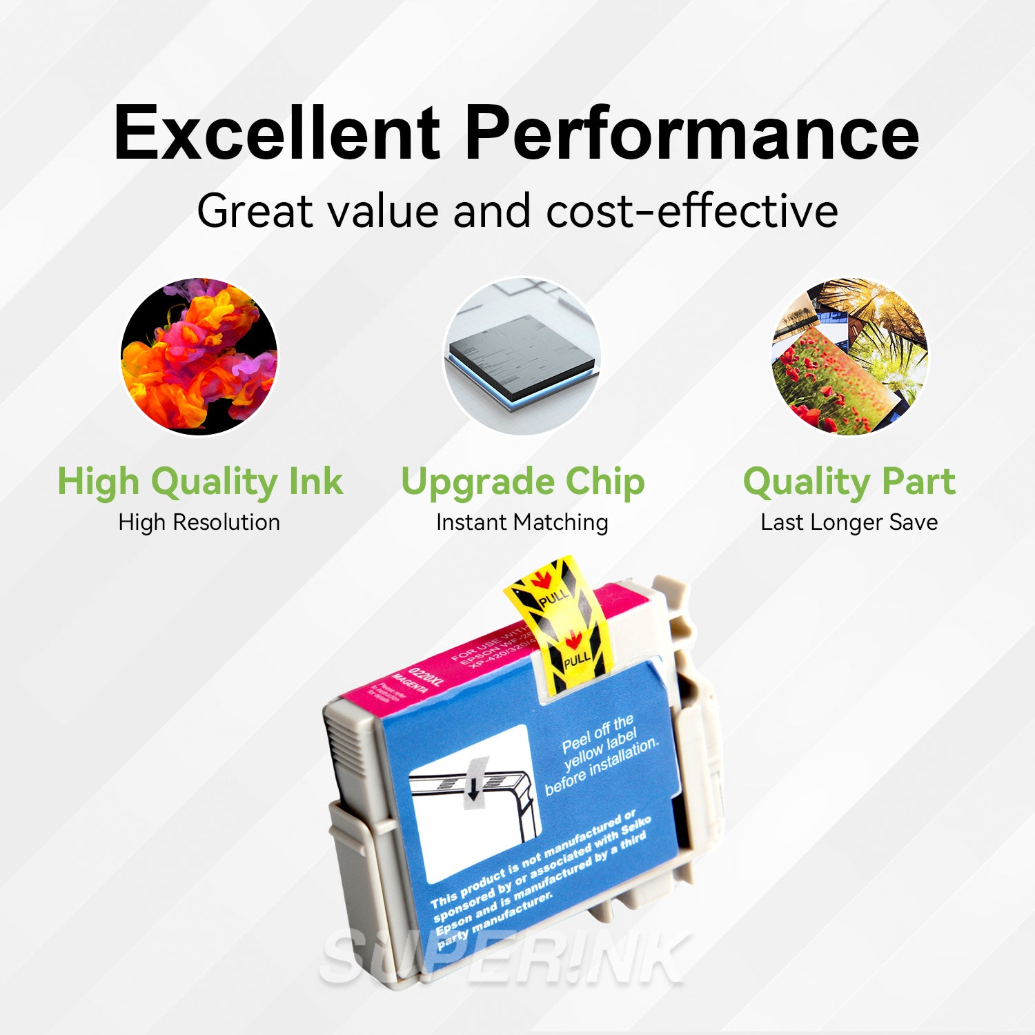 Compatible Epson T220XL / T220 Magenta Inkjet (T220XL320) By Superink