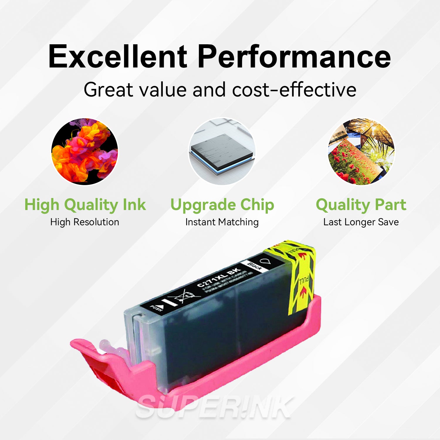 Compatible Canon CLI-271XL (0336C001) Black Ink Cartridge