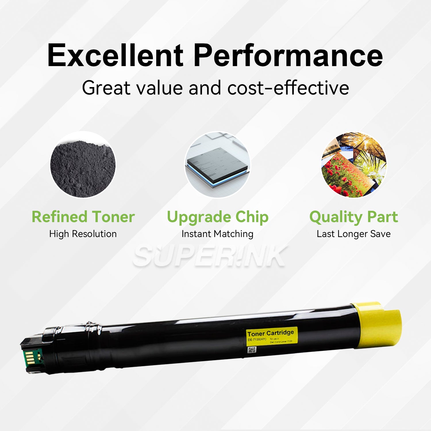 Compatible Xerox 106R01568 Yellow Toner Cartridge by Superink