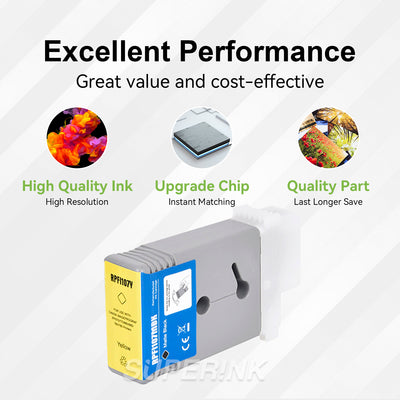 Compatible Canon PFI-107Y Yellow Ink Cartridge By Superink