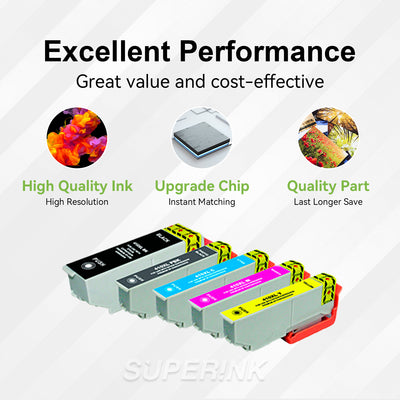 Compatible Epson T410XL Ink Cartridge 5pcs Combo By Superink