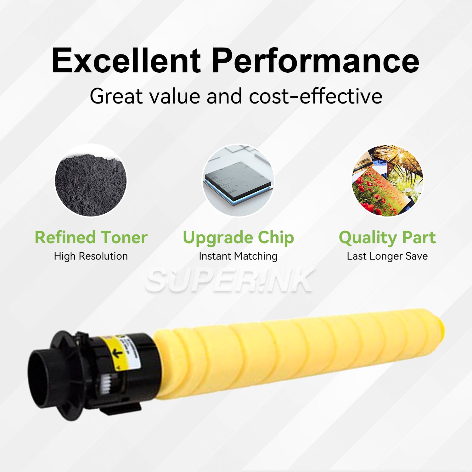 Compatible Ricoh 842252 Yellow Toner By Superink