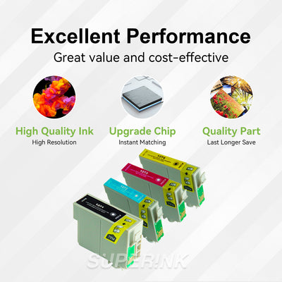 Compatible Epson T127 Ink Cartridge Set Extra High Yield By Superink