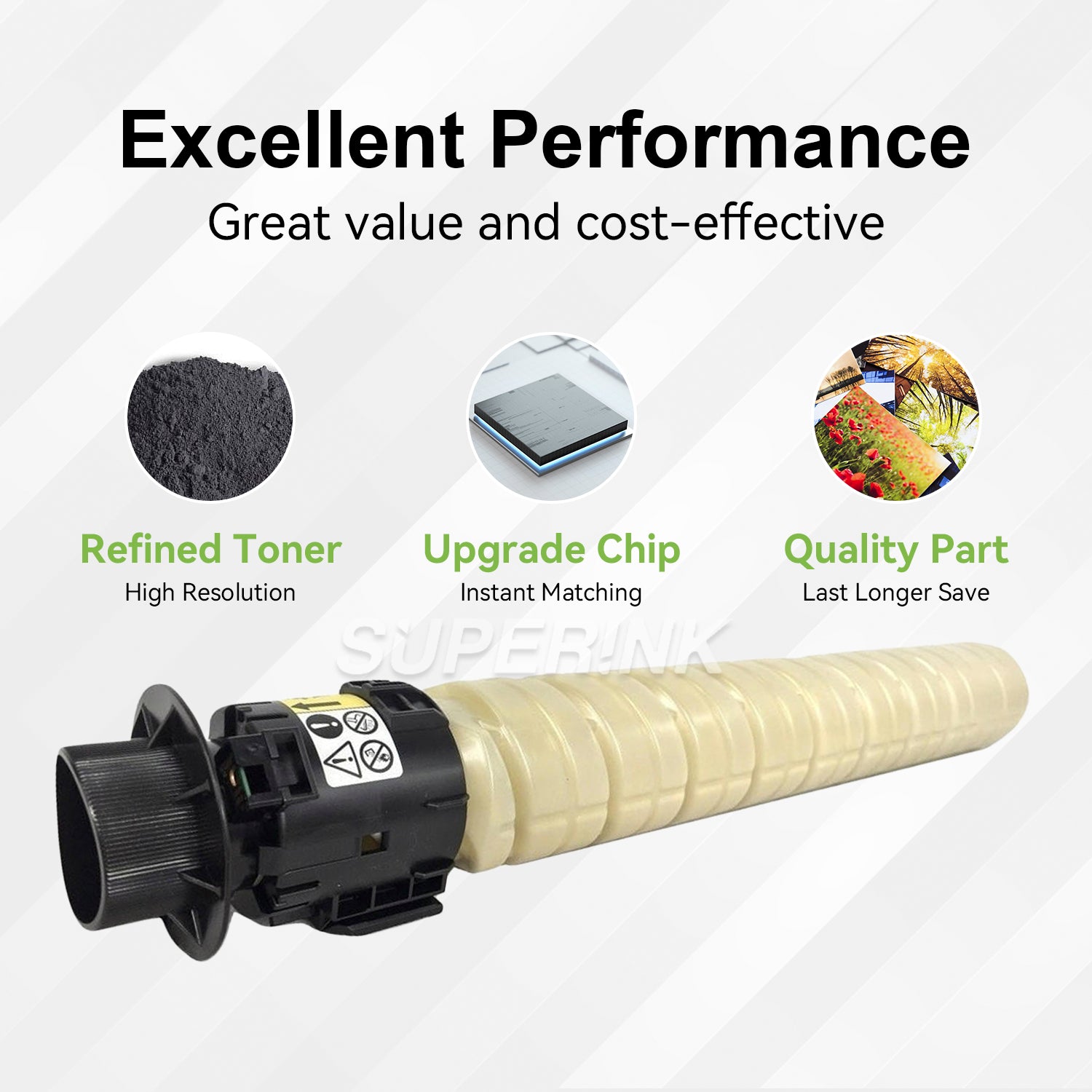 Compatible Ricoh 841814 Yellow Toner By Superink