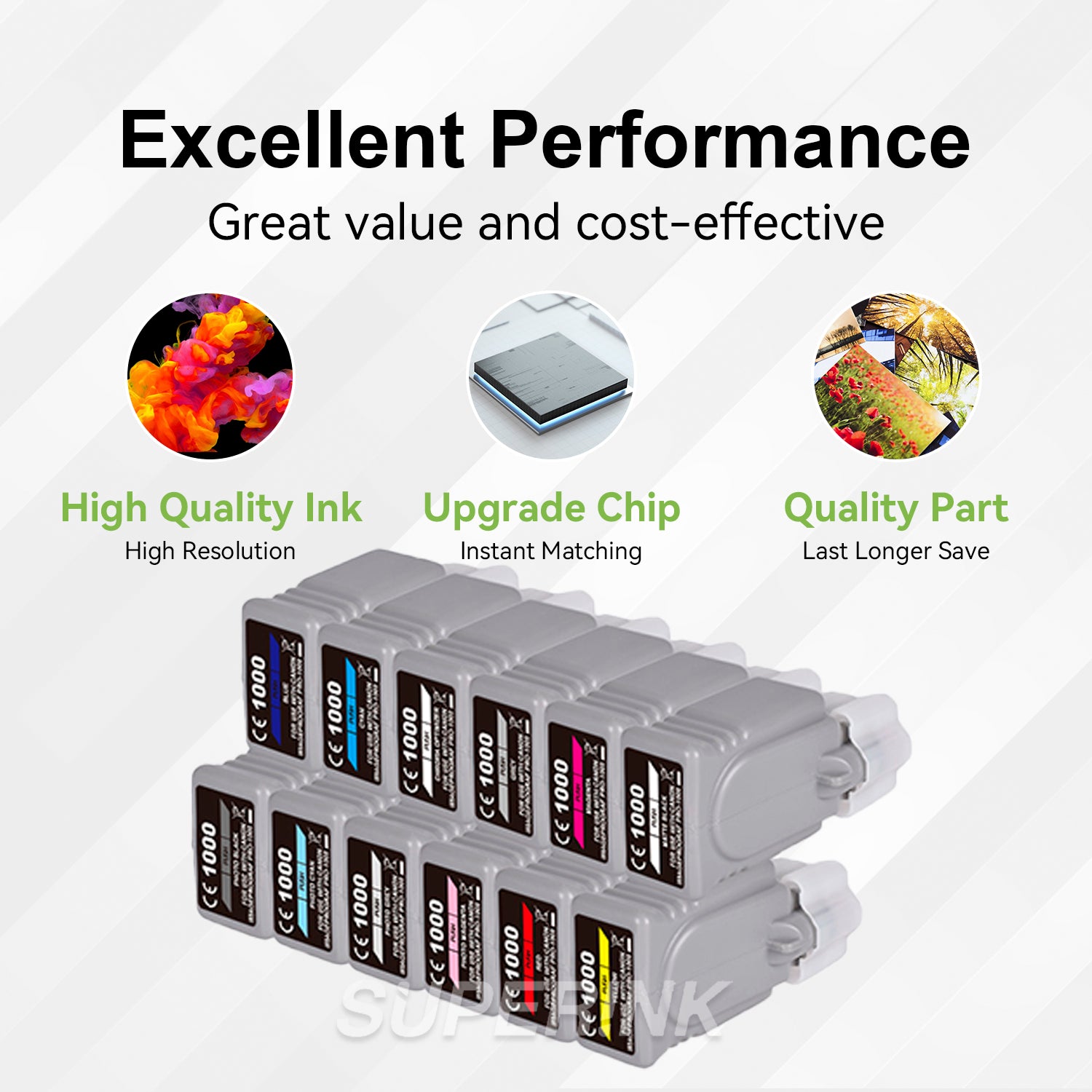 Compatible Canon PFI-1000 Combo Ink Cartridge By Superink
