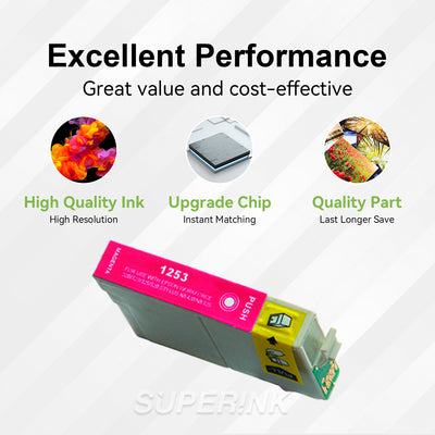 Compatible Epson T125320 Magenta Inkjet Cartridge By Superink