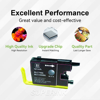Compatible Brother LC79 Black Ink Cartridge by Superink