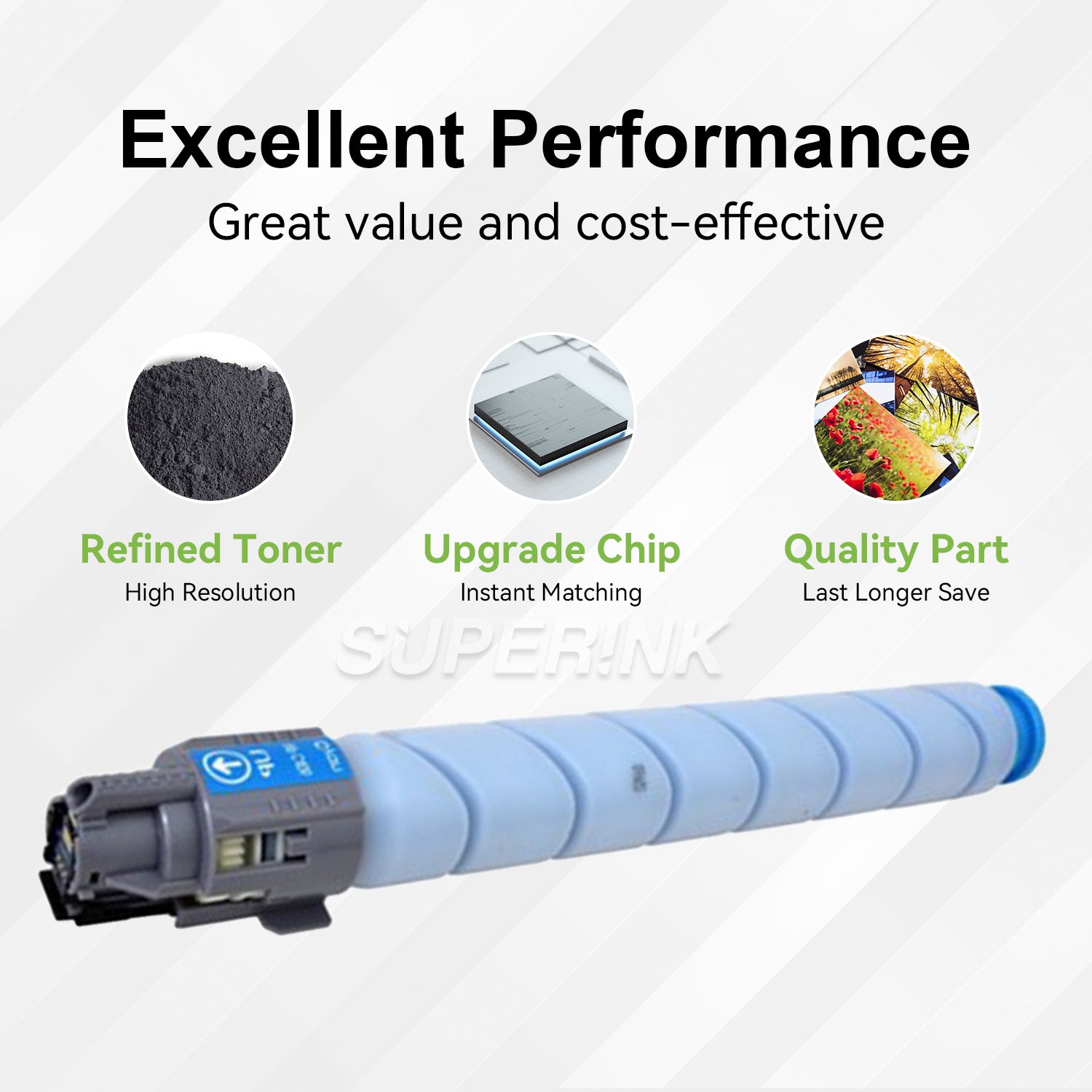 Compatible Ricoh 842092 Cyan Toner By Superink