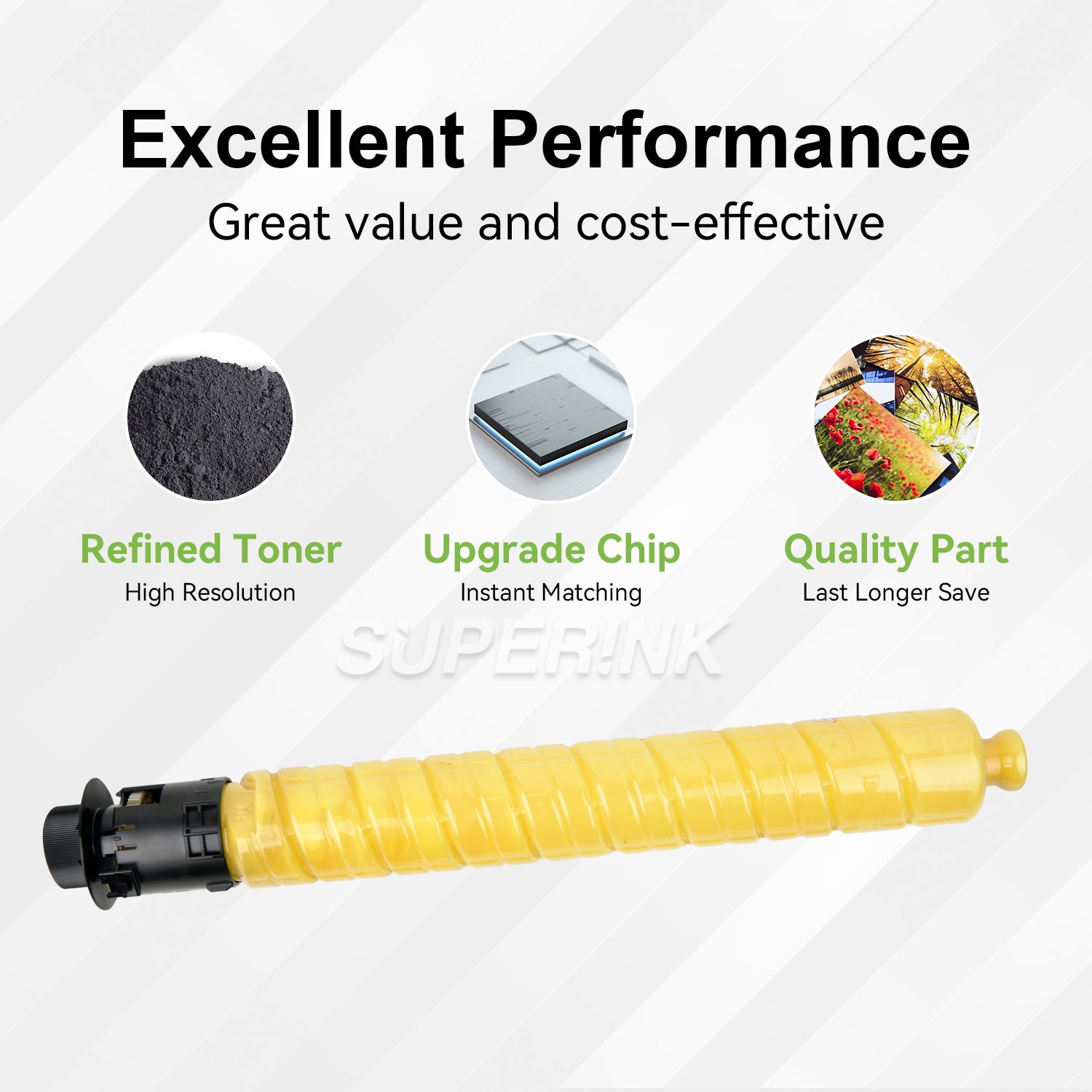 Compatible Ricoh 842308 Yellow Toner By Superink