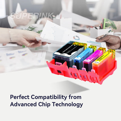 Compatible HP 934XL 935XL Ink Cartridge Combo High Yield By Superink