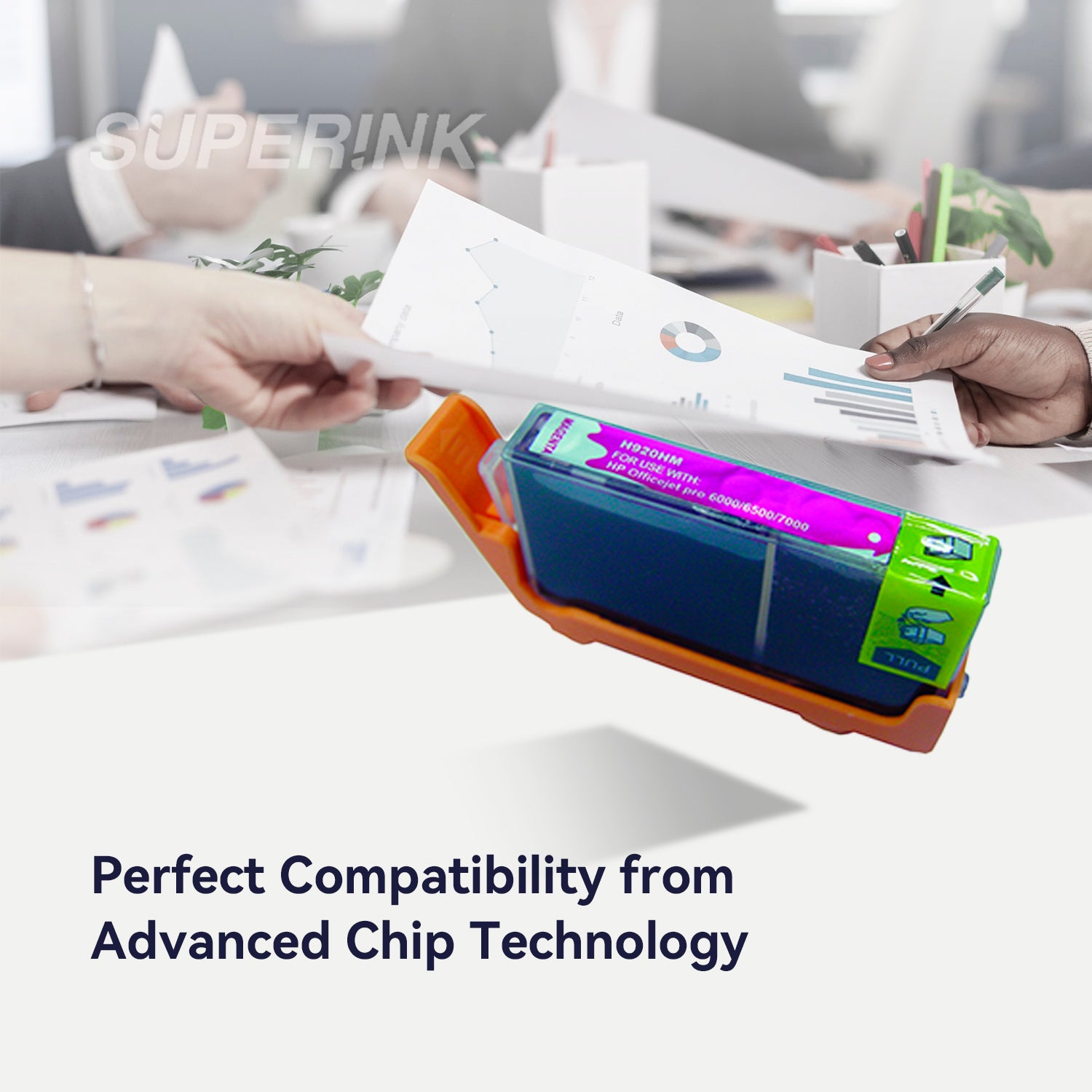 Compatible HP 920XL Ink Cartridge,Magenta, (CD973AC) By Superink