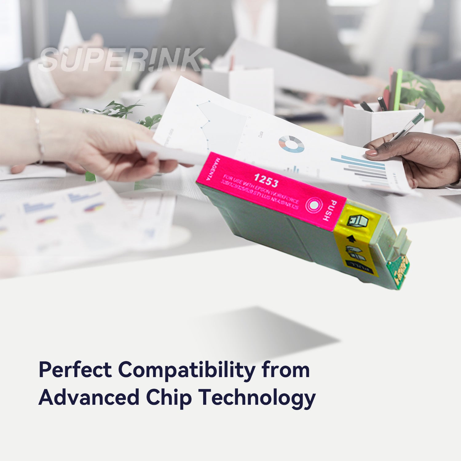 Compatible Epson T125320 Magenta Inkjet Cartridge By Superink