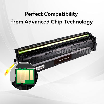 Compatible HP CF500A (HP 202A) Toner Cartridge Black By Superink