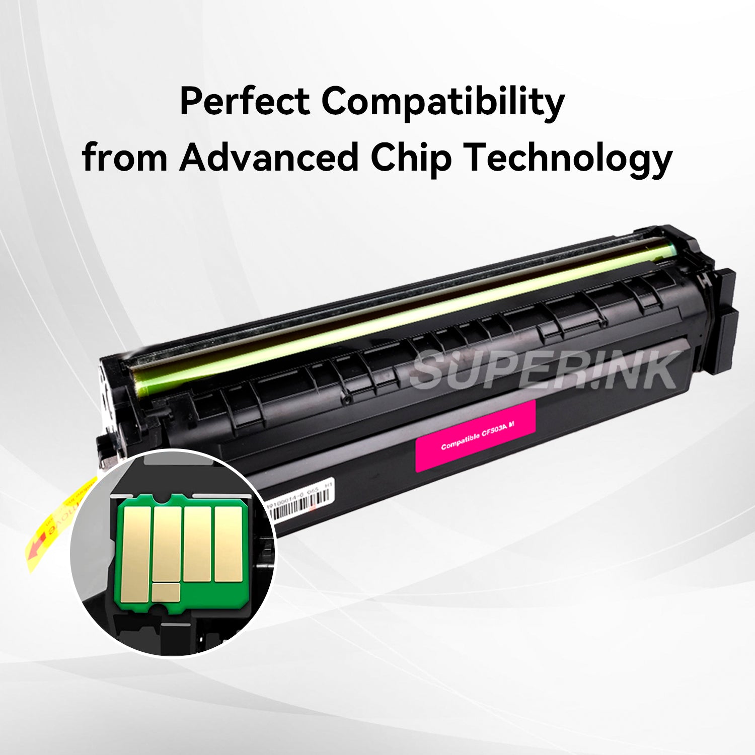 Compatible HP CF503A (HP 202A) Toner Cartridge Magenta By Superink