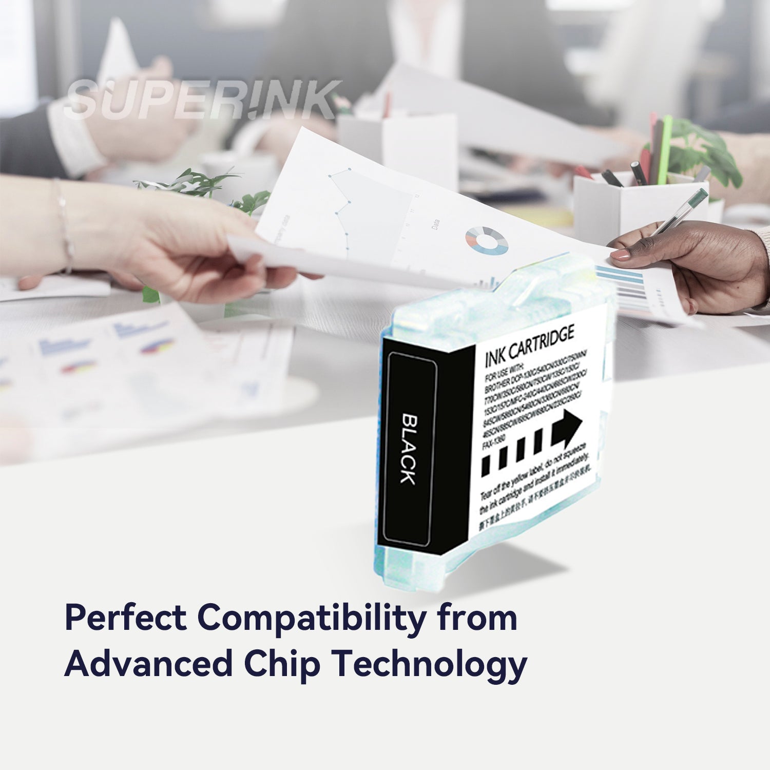 Compatible Brother LC51BK Black Inkjet Cartridge by Superink