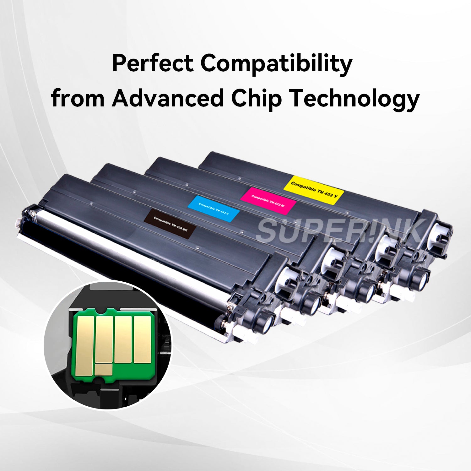 Compatible Brother TN433 Combo Toner Cartridge High Yield
