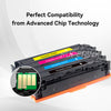 Compatible avec les cartouches HP CF400X CF401X CF402X CF403X de Superink